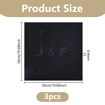 3Pcs Linen Cross Stitch Fabric DIY-DC0003-81A-1