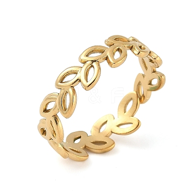 304 Stainless Steel Finger Rings for Women RJEW-U060-02G-1