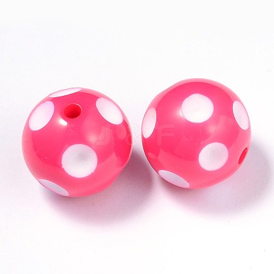 Chunky Bubblegum Acrylic Beads SACR-S146-20mm-07-1