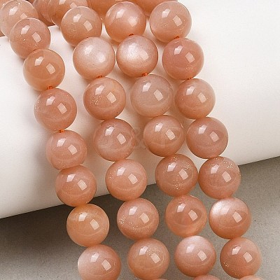 Natural Sunstone Beads Strands G-G342-A01-8.5mm-1