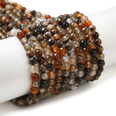Natural Agate Beads Strands G-H302-A01-03-1