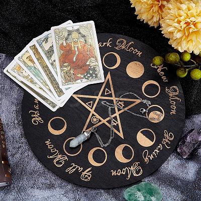DIY Star Pattern Pendulum Board Dowsing Divination Making Kit DIY-CN0002-36-1