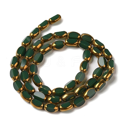Electroplate Glass Beads Strands X-EGLA-P061-02A-02-1