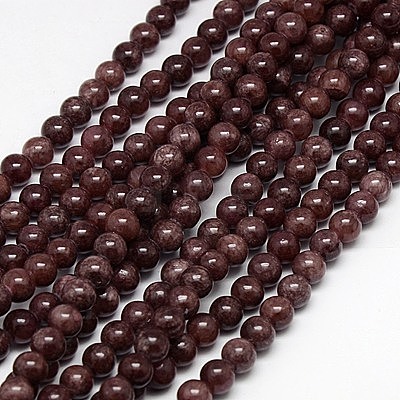 Natural Yellow Jade Beads Strands G-G598-8mm-YXS-09-1