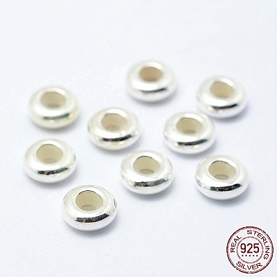 925 Sterling Silver Beads STER-I014-7mm-24S-1
