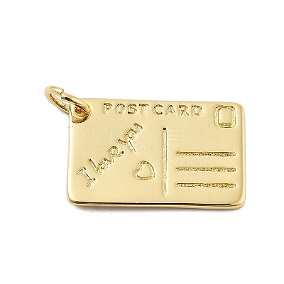 Brass Pendants KK-H206-02C-G-1