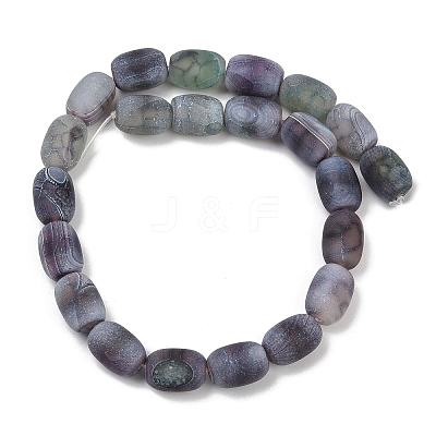 Natural Weathered Agate Beads Strands G-NH0047-B03-02-1