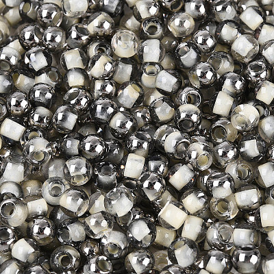 Transparent Inside Colours Glass Seed Beads SEED-T007-19A-09-1