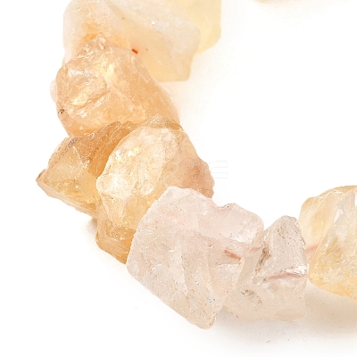 Heated Natural Citrine Beads Strands G-I283-F27-1