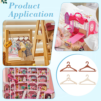 24Pcs 4 Styles Unfinished Wooden WOOD-BC0001-39-1