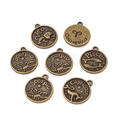 Tibetan Style Pendants X-PALLOY-E196-AB-NF-1