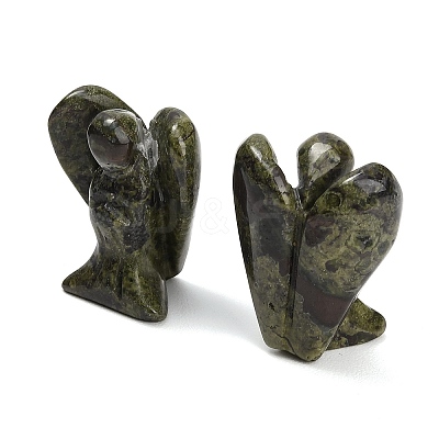 Natural Dragon Blood Gemstone Carved Angle Figurines GG-CBA8396-A07-1