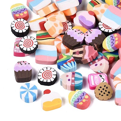 Handmade Polymer Clay Cabochons CLAY-Q244-06-1