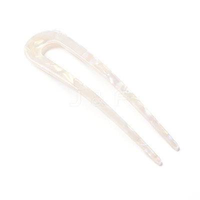 Cellulose Acetate(Resin) Hair Forks OHAR-C005-01G-1