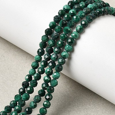 Natural Malachite Beads Strands G-H336-A07-02-1
