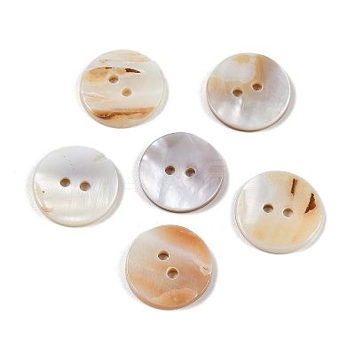 Freshwater Shell Buttons SHEL-K009-04-1