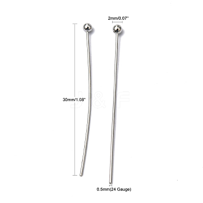 Brass Ball Head Pins KK-R020-07P-1