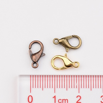 1 Box 120PCS 6 Colors Zinc Alloy Lobster Claw Clasps PALLOY-X0007-NF-B-1