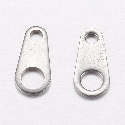 Tarnish Resistant 201 Stainless Steel Chain Tabs STAS-I097-035C-P-1