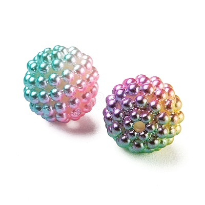 Imitation Pearl Acrylic Beads OACR-FS0001-29-1