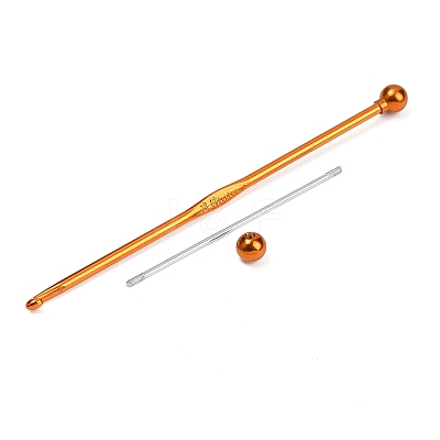 DIY Alloy Beadable Crochet Hooks AJEW-A064-02C-1