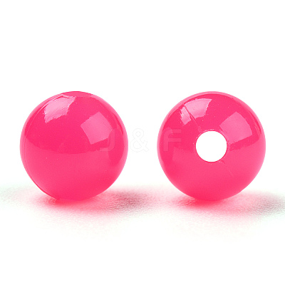 Opaque Plastic Beads KY-T005-6mm-625-1