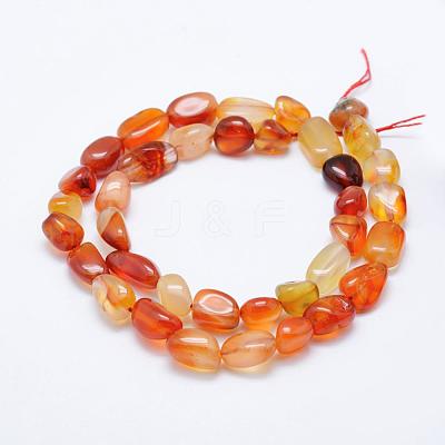 Natural Carnelian Beads Strands G-K203-29A-1