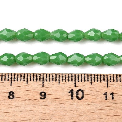 Opaque Solid Color Beads Strands EGLA-N013-P4mm-D04-1
