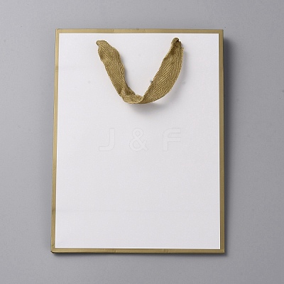 Cardboard Paper Gift Bags CARB-WH0021-01-1