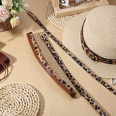 4Pcs 4 Styles PU Leather Hat Bands DIY-CA0007-96-1