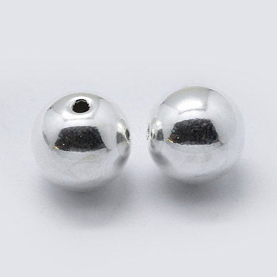 925 Sterling Silver Spacer Beads STER-K171-45S-10mm-1