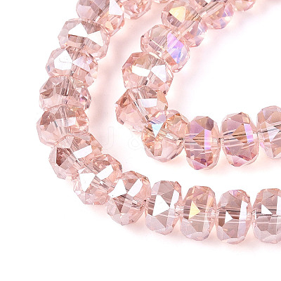 Electroplate Glass Beads Strands EGLA-T021-20J-1