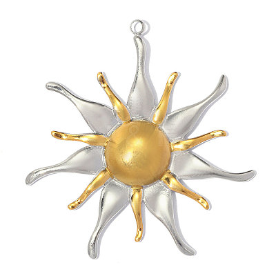 304 Stainless Steel Pendants SA-OY003-55GP-1