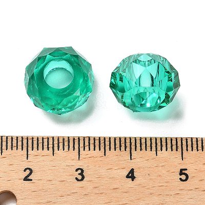 Transparent Resin European Beads X1-RESI-B020-05A-1