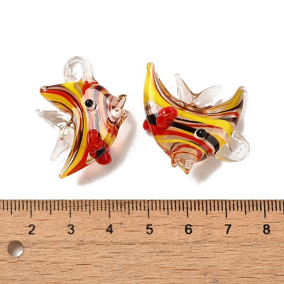 Handmade Lampwork Pendants LAMP-G162-01-1