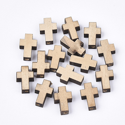 Natural Wooden Beads X-WOOD-S050-41-1