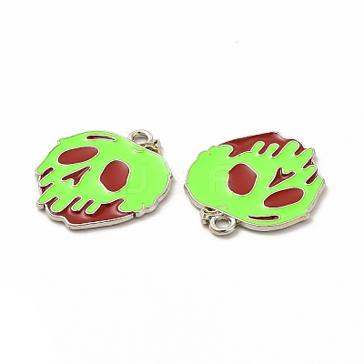 Rack Plating Alloy Enamel Pendants FIND-G054-20P-02-1