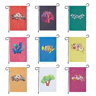 Polyester Garden Flag AJEW-WH0118-87H-1