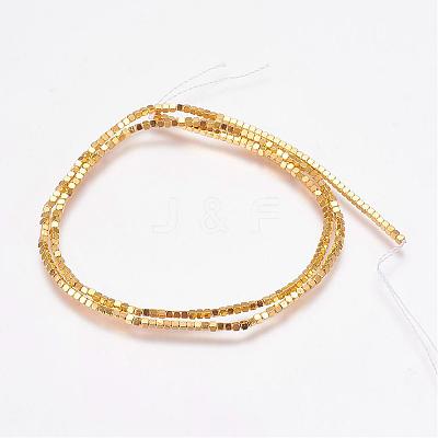 Grade AA Non-Magnetic Synthetic Hematite Bead Strands G-G652-19G-1