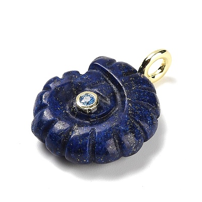 Dyed Natural Lapis Lazuli Pendants G-A287-01G-02-1