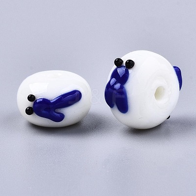 Handmade Bumpy Lampwork Beads LAMP-S194-004A-1
