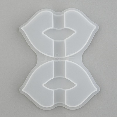 Lip Straw Topper Silicone Molds Decoration DIY-J003-12-1