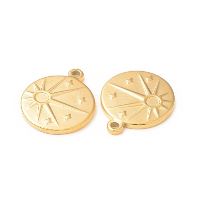 304 Stainless Steel Pendant Rhinestone Settings STAS-A075-11G-1