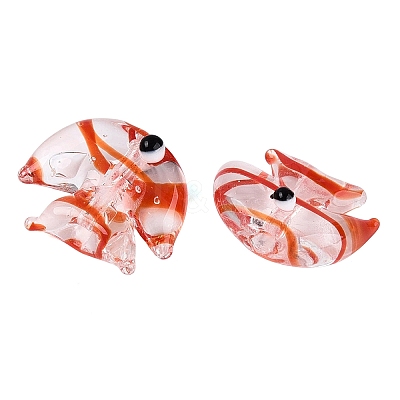 Handmade Transparent Lampwork Beads LAMP-N042-20E-1