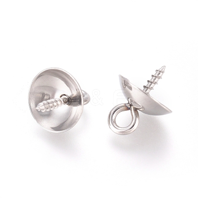 201 Stainless Steel Peg Bails Pendants STAS-TAC0002-30D-P-1