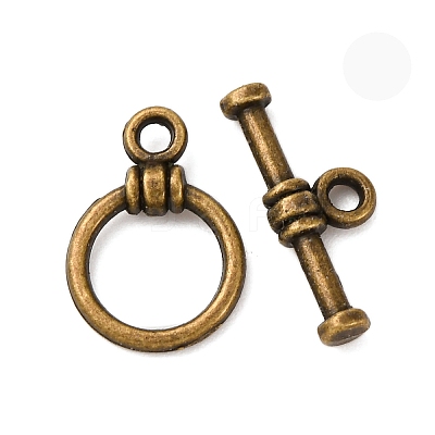 Alloy Toggle Clasps FIND-G098-03AB-1