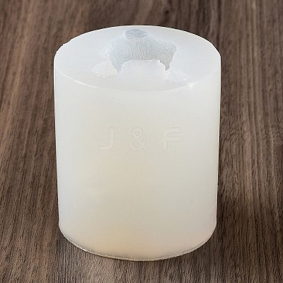 3D Sitting Teddy Dog Figurine DIY Silicone Candle Molds SIMO-C009-04B-1