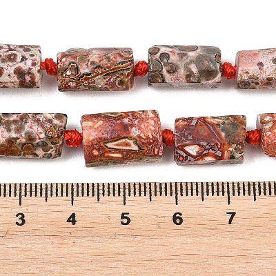 Natural Red Leopard Skin Jasper Beads Strands G-A314-A05-01-1