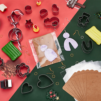 DIY Christmas Earring Making Finding Kit DIY-WH0387-96-1