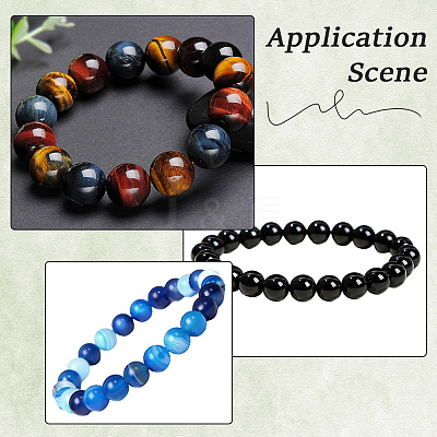 1 Strand Natural Banded Agate Graduated Beads Strands G-PA0002-04A-1